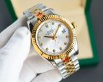 Rolex Datejust 8215 Movement 41mm 316L Steel 48h TT Gold Jubilee Band Watch